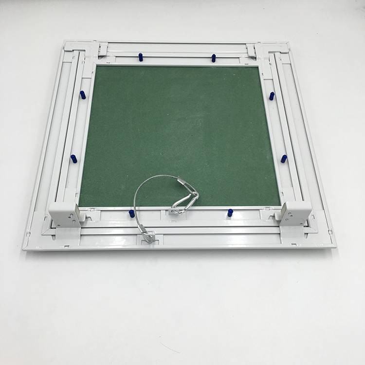 200x200mm White Powder Coated Mini Touch Lock Gypsum Board Ceiling Access Panel